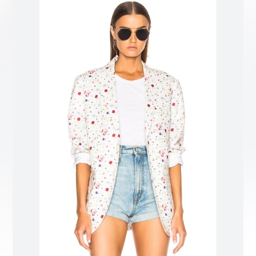 R13 Summer Blazer in Assembled Floral